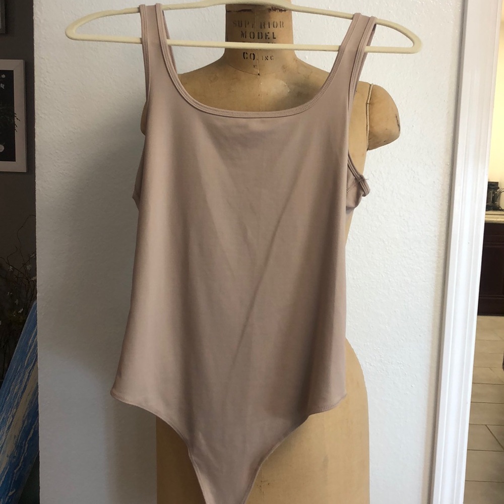 Never worn beige body suit. Abercrombie soft af collection